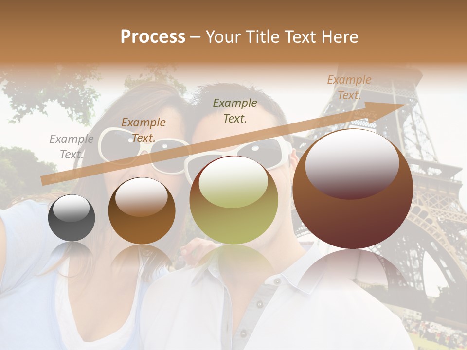 Smiling Couple Fun PowerPoint Template