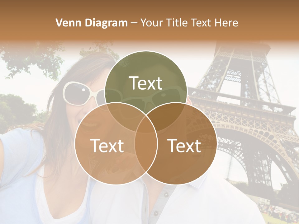 Smiling Couple Fun PowerPoint Template