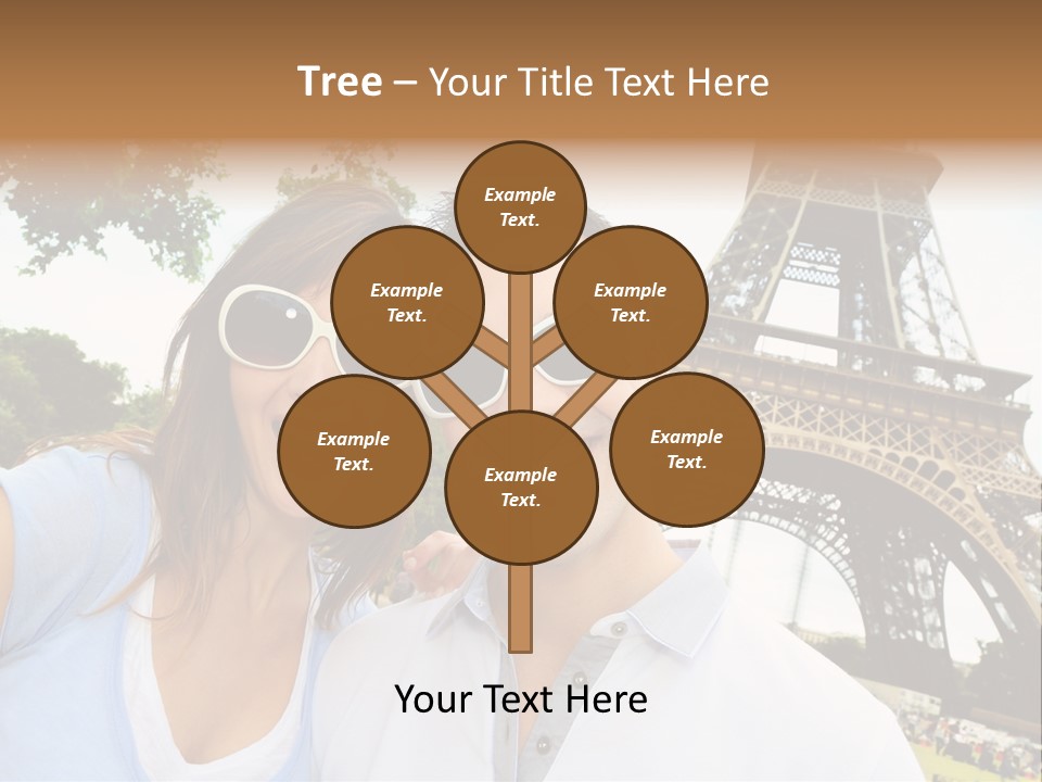 Smiling Couple Fun PowerPoint Template