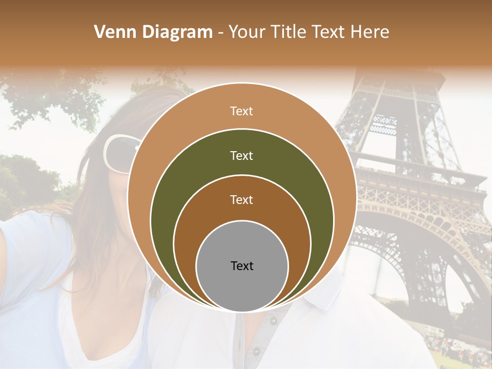 Smiling Couple Fun PowerPoint Template