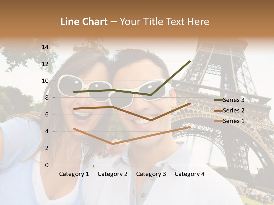 Smiling Couple Fun PowerPoint Template