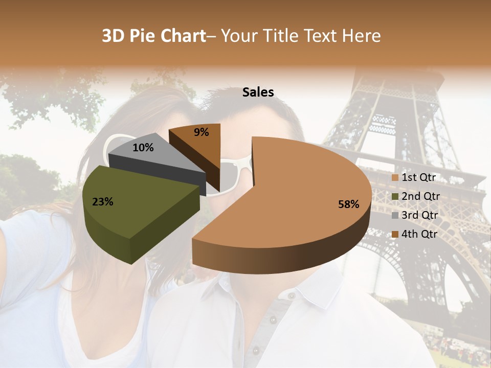 Smiling Couple Fun PowerPoint Template