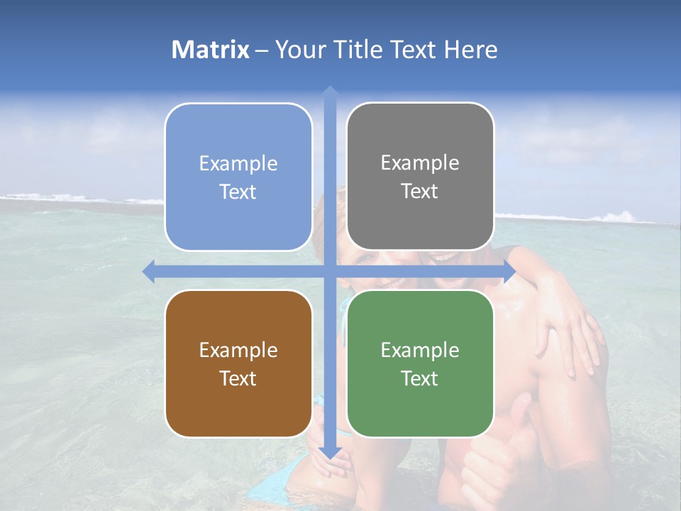 Frames Corkboard Orange PowerPoint Template