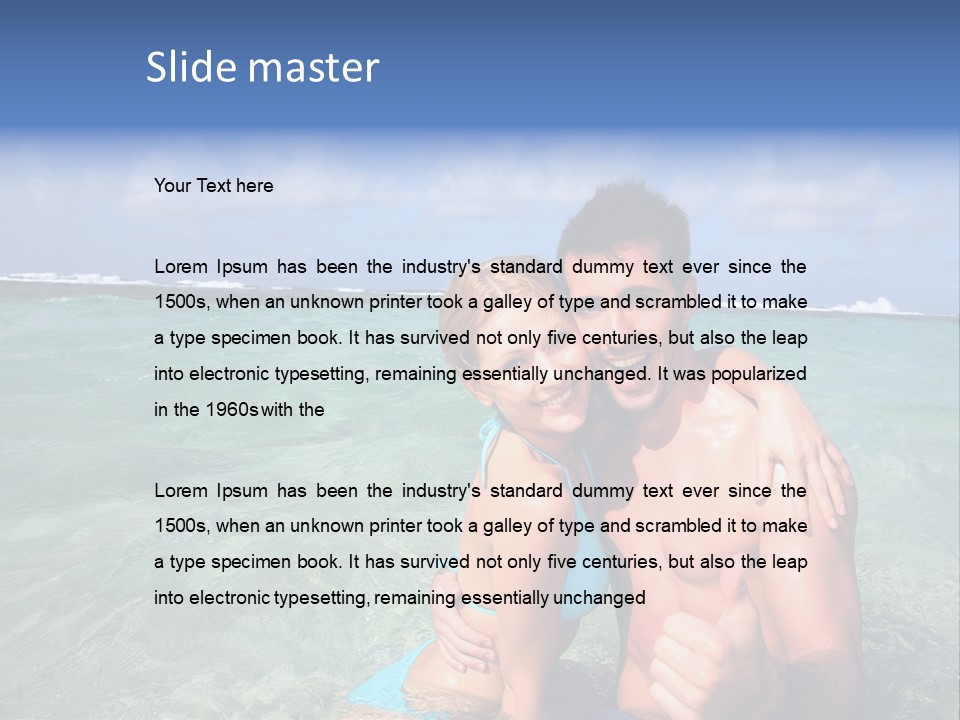 Frames Corkboard Orange PowerPoint Template