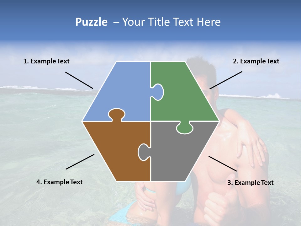 Frames Corkboard Orange PowerPoint Template