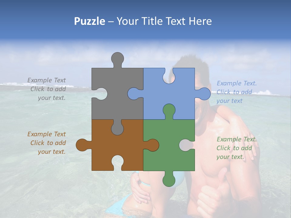 Frames Corkboard Orange PowerPoint Template