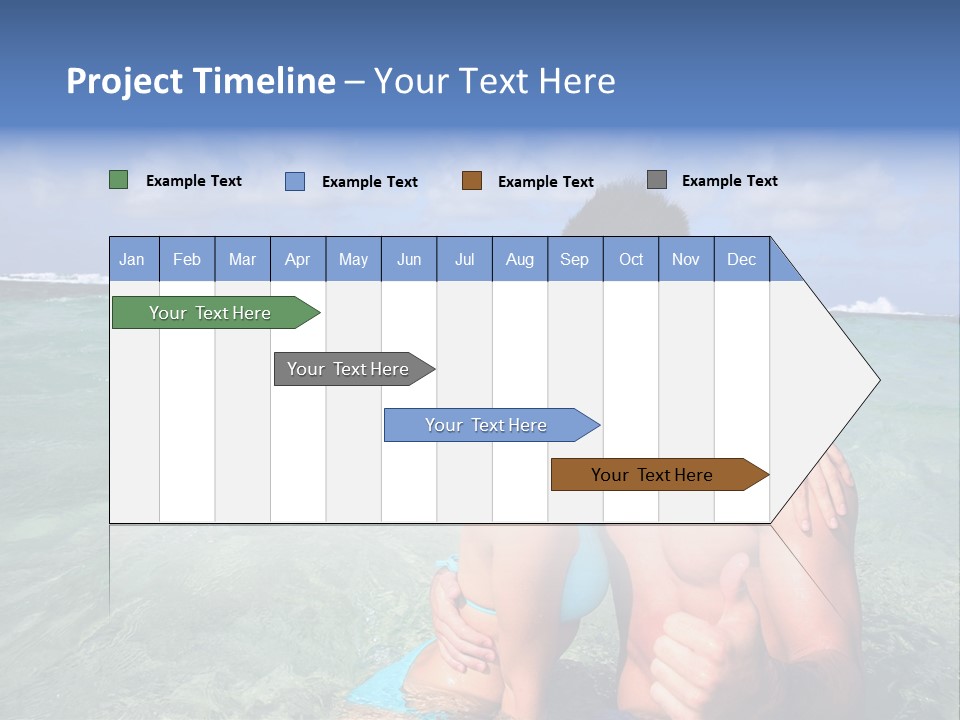 Frames Corkboard Orange PowerPoint Template