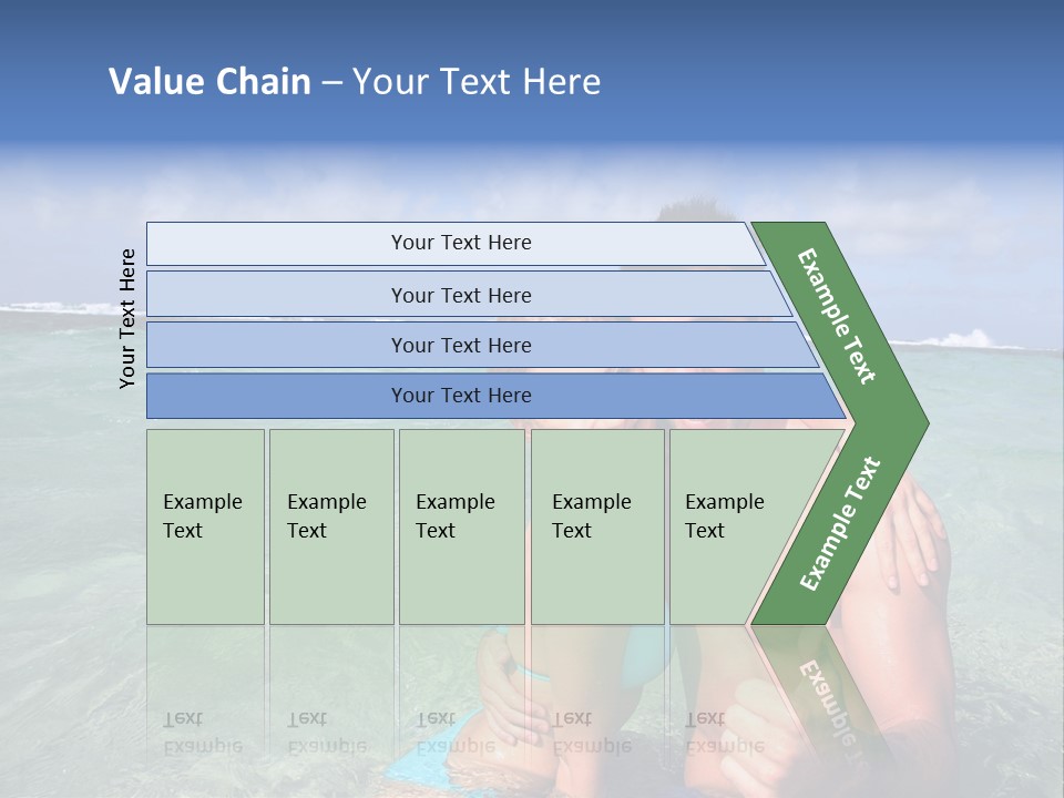 Frames Corkboard Orange PowerPoint Template