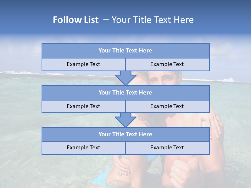 Frames Corkboard Orange PowerPoint Template