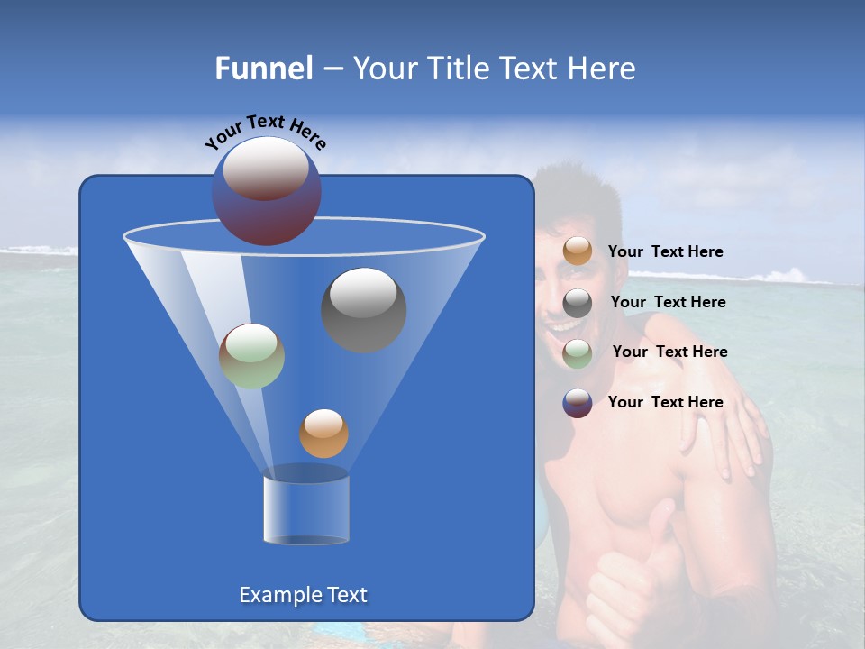 Frames Corkboard Orange PowerPoint Template