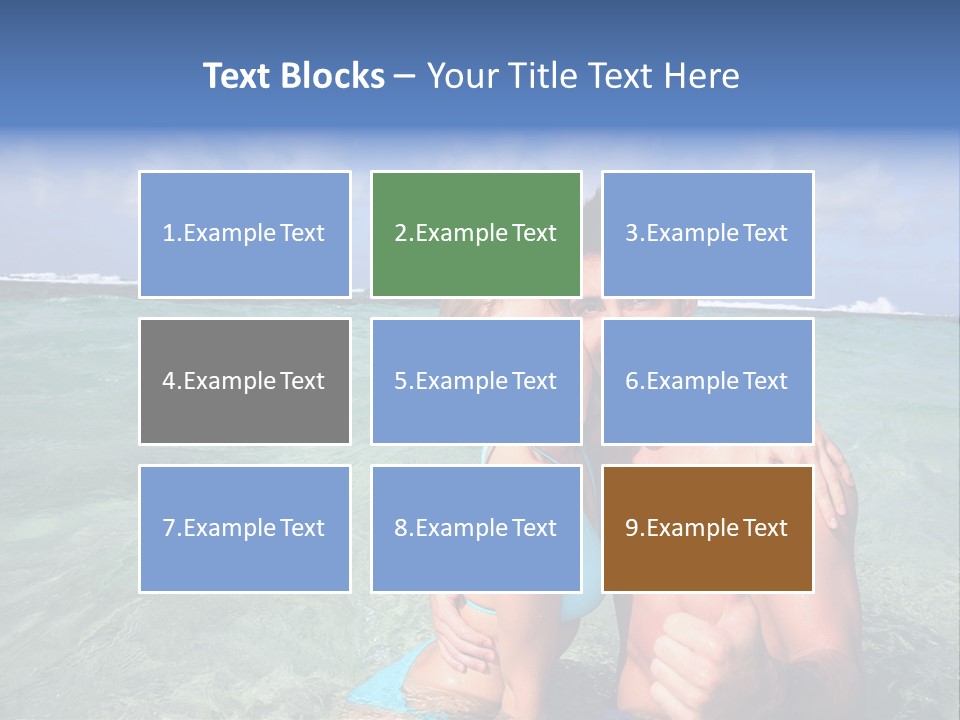 Frames Corkboard Orange PowerPoint Template