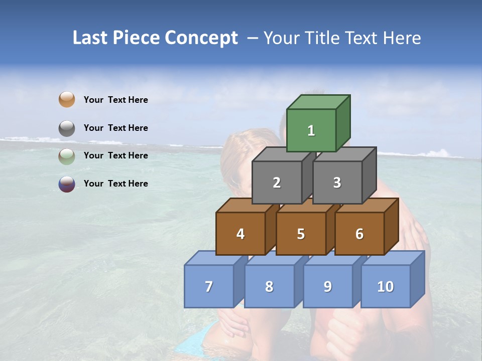 Frames Corkboard Orange PowerPoint Template