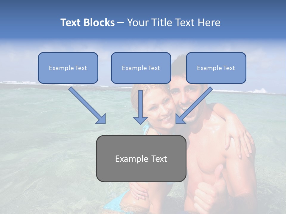 Frames Corkboard Orange PowerPoint Template