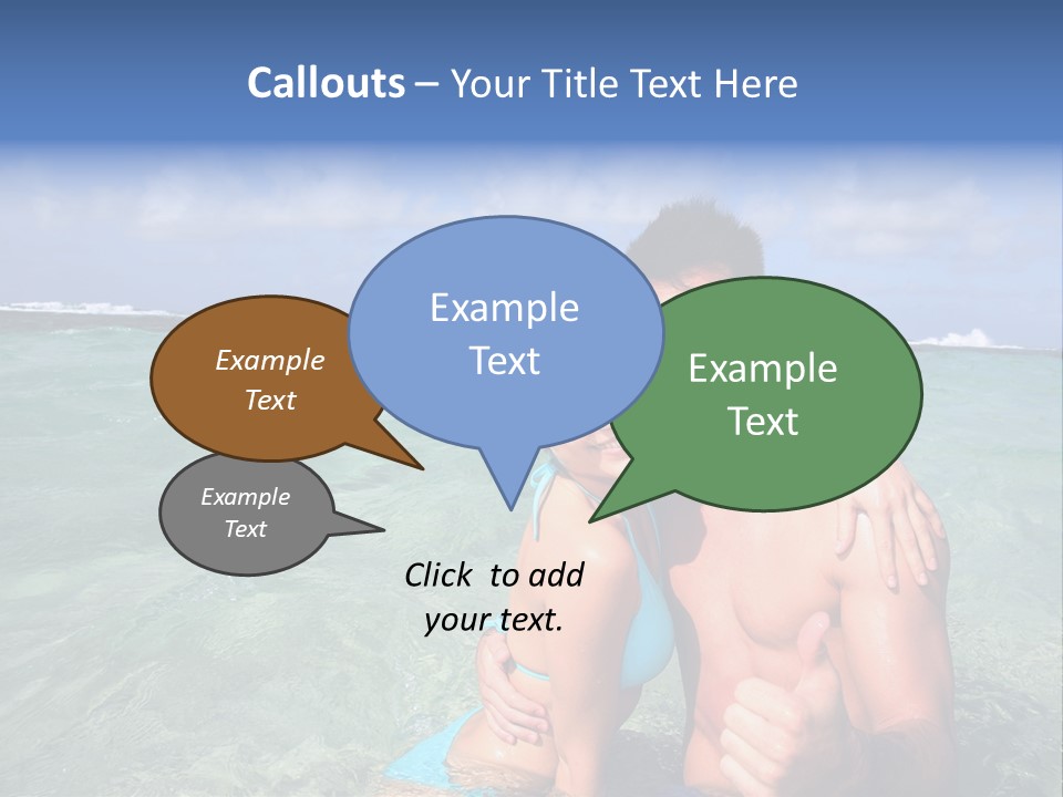 Frames Corkboard Orange PowerPoint Template