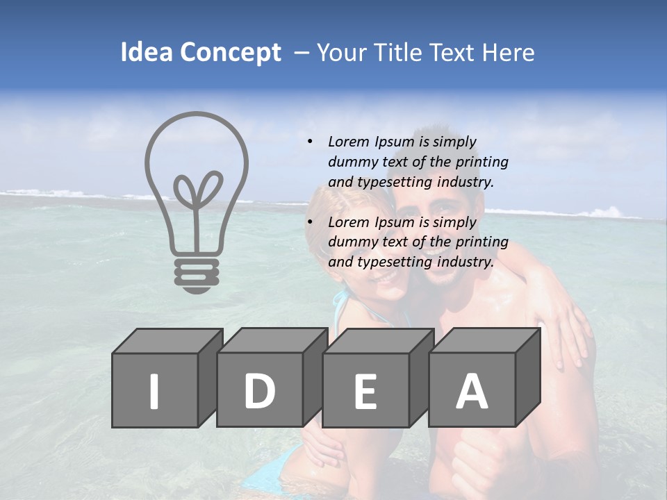 Frames Corkboard Orange PowerPoint Template