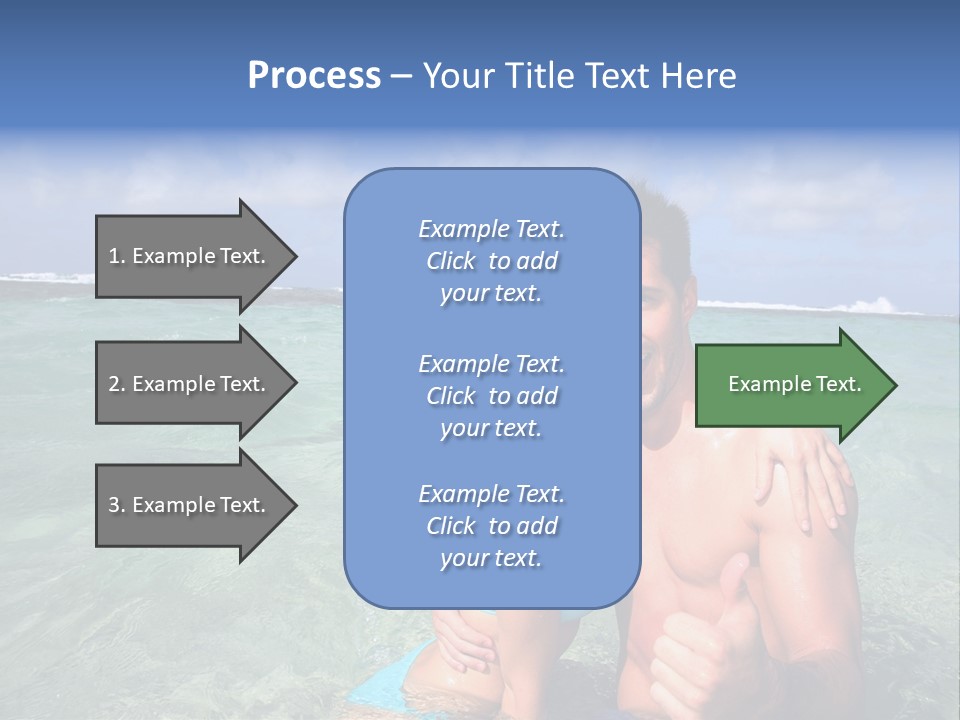 Frames Corkboard Orange PowerPoint Template