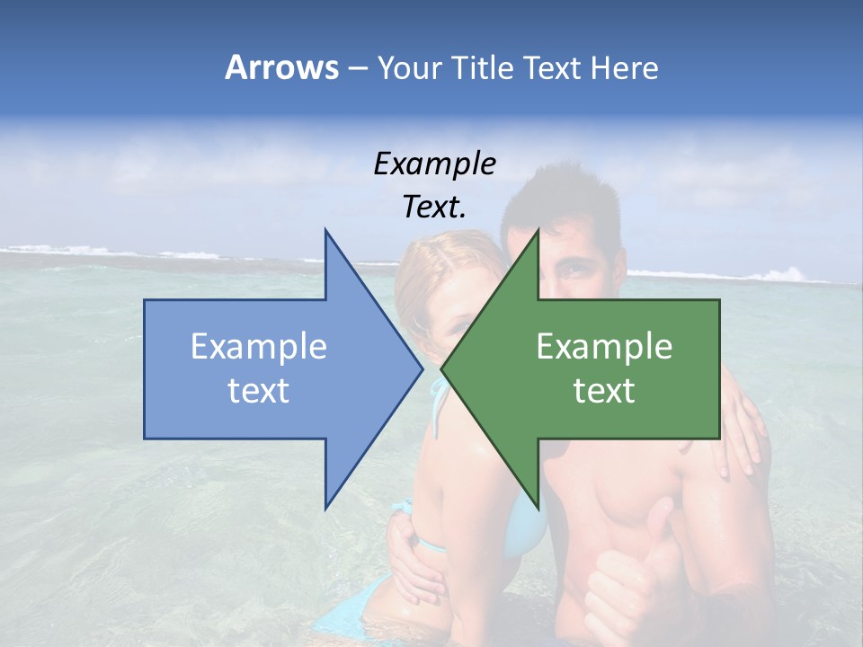 Frames Corkboard Orange PowerPoint Template