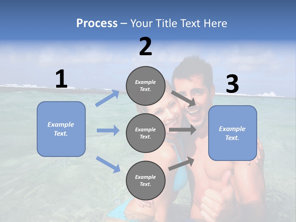 Frames Corkboard Orange PowerPoint Template