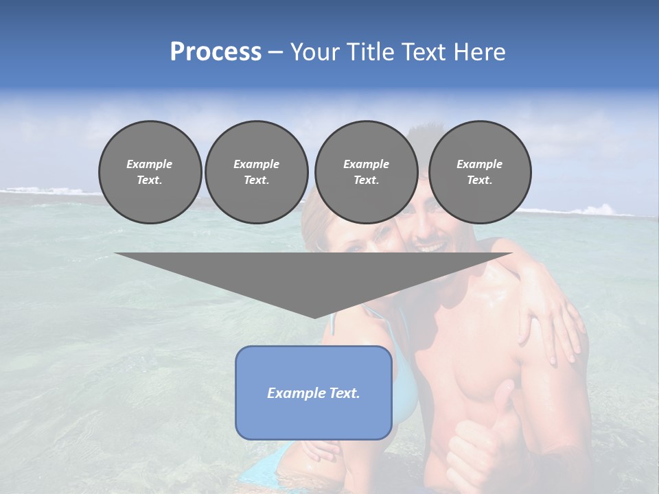 Frames Corkboard Orange PowerPoint Template