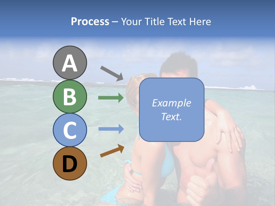 Frames Corkboard Orange PowerPoint Template