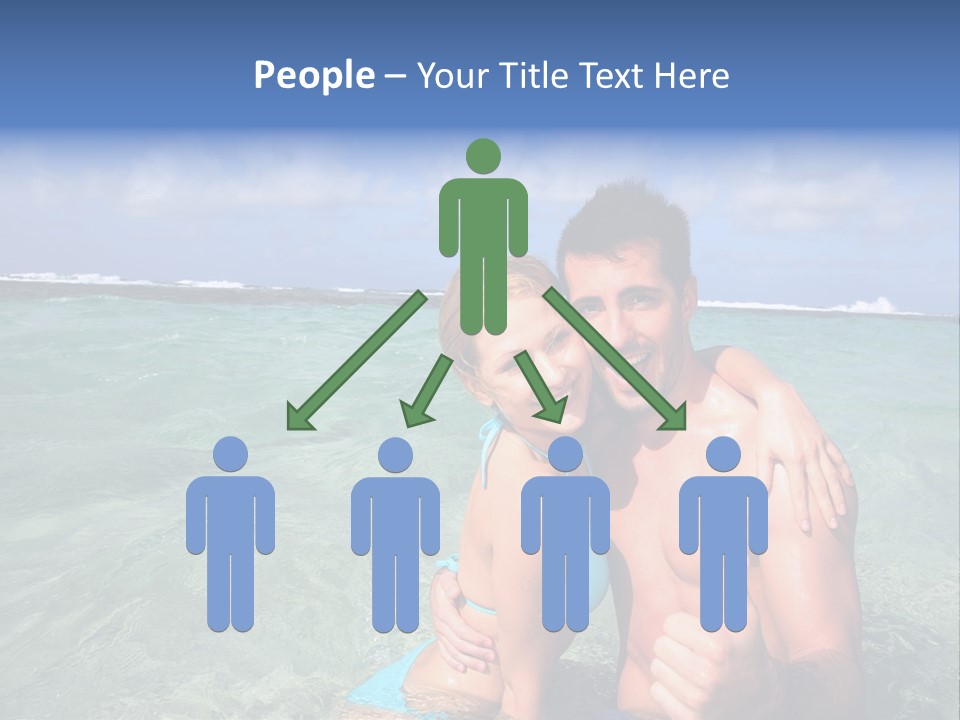 Frames Corkboard Orange PowerPoint Template