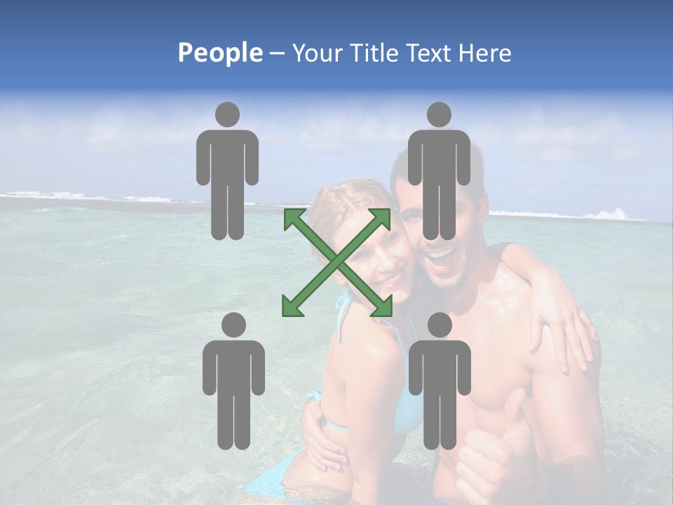 Frames Corkboard Orange PowerPoint Template