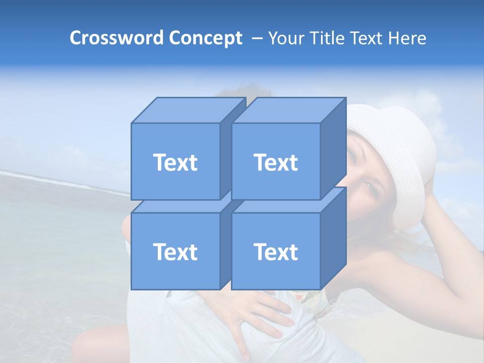 Rope Attach Grunge PowerPoint Template