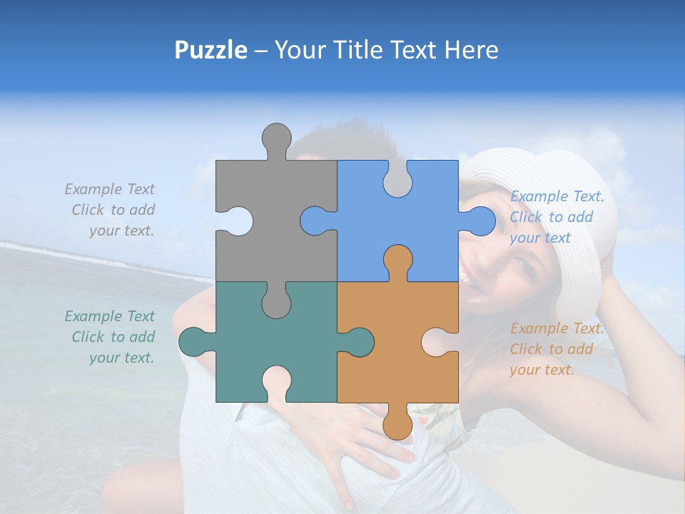 Rope Attach Grunge PowerPoint Template