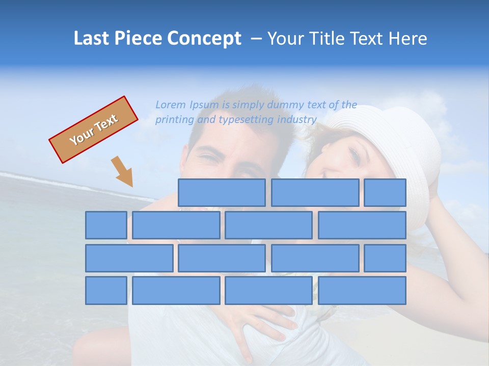 Rope Attach Grunge PowerPoint Template