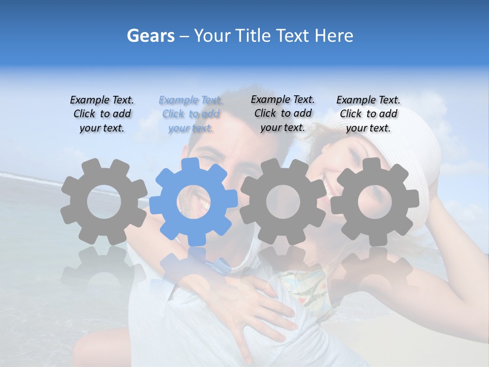 Rope Attach Grunge PowerPoint Template