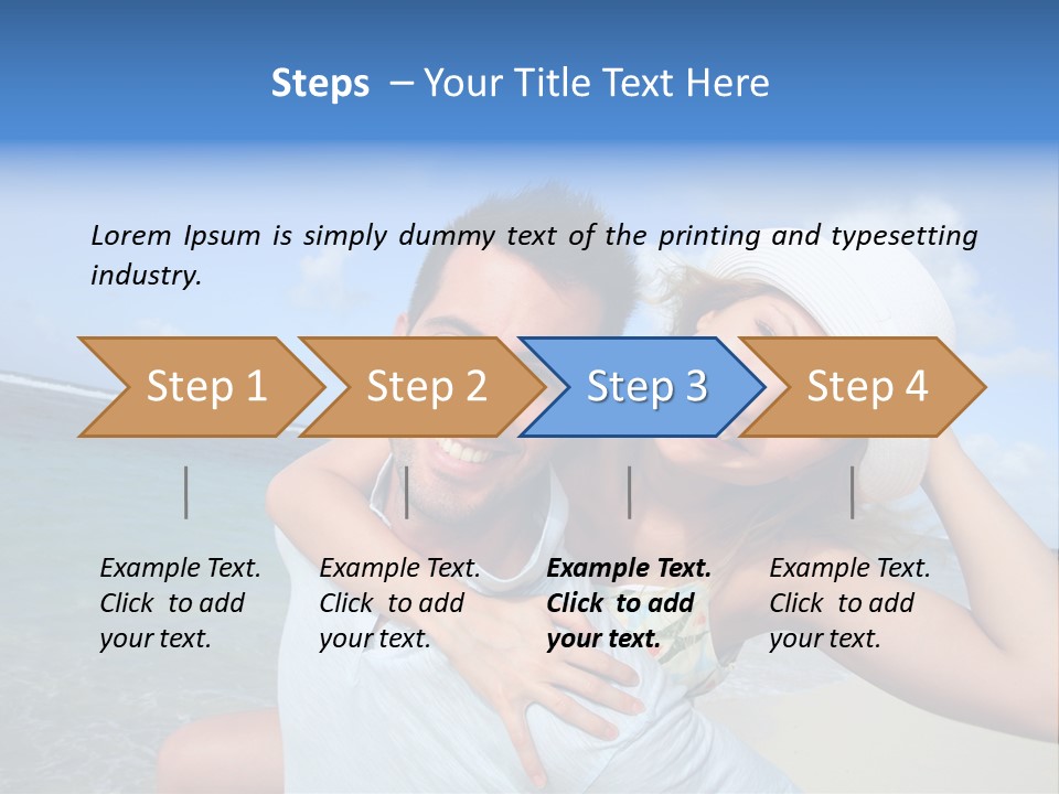 Rope Attach Grunge PowerPoint Template