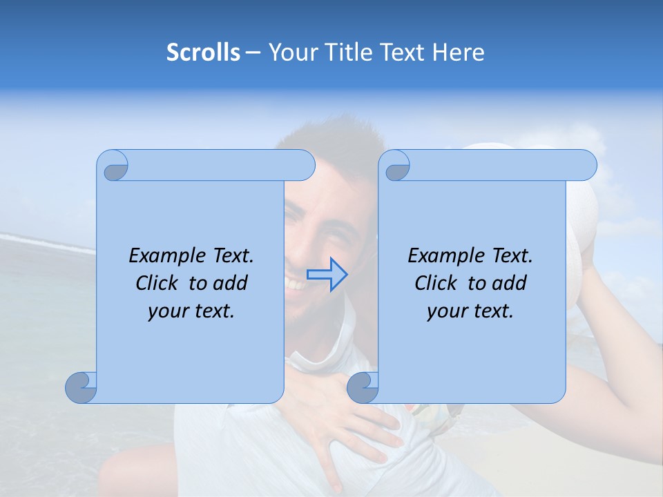 Rope Attach Grunge PowerPoint Template