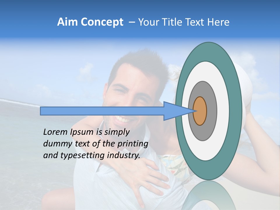 Rope Attach Grunge PowerPoint Template