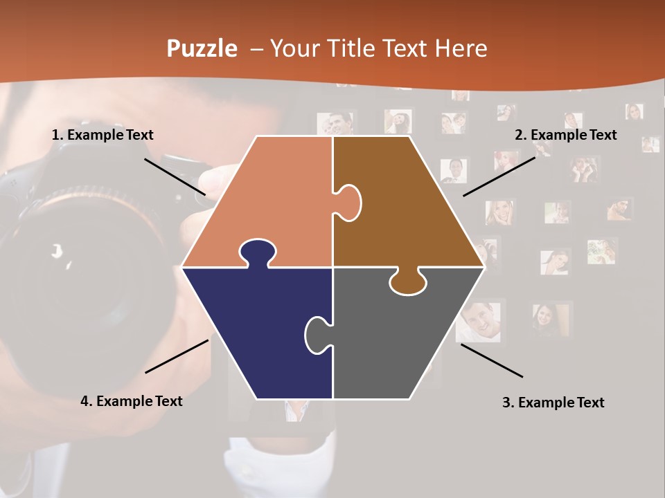 Clothespin Stick Rope PowerPoint Template