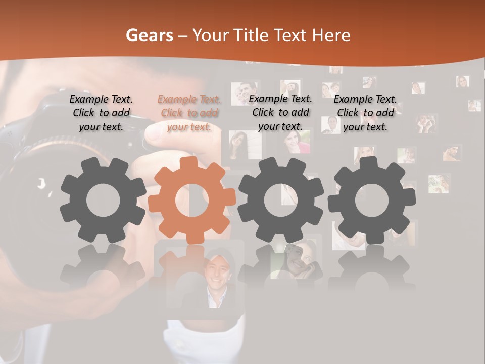 Clothespin Stick Rope PowerPoint Template