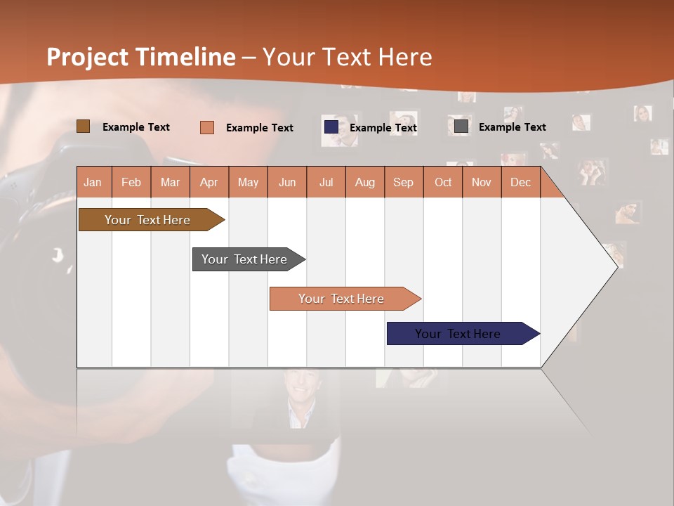 Clothespin Stick Rope PowerPoint Template