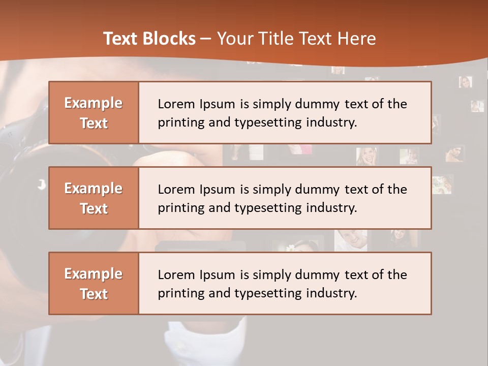 Clothespin Stick Rope PowerPoint Template