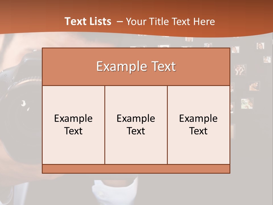 Clothespin Stick Rope PowerPoint Template