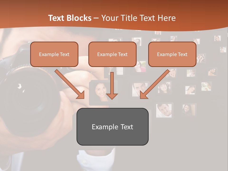 Clothespin Stick Rope PowerPoint Template