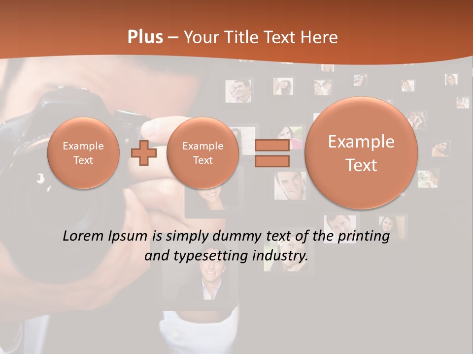 Clothespin Stick Rope PowerPoint Template