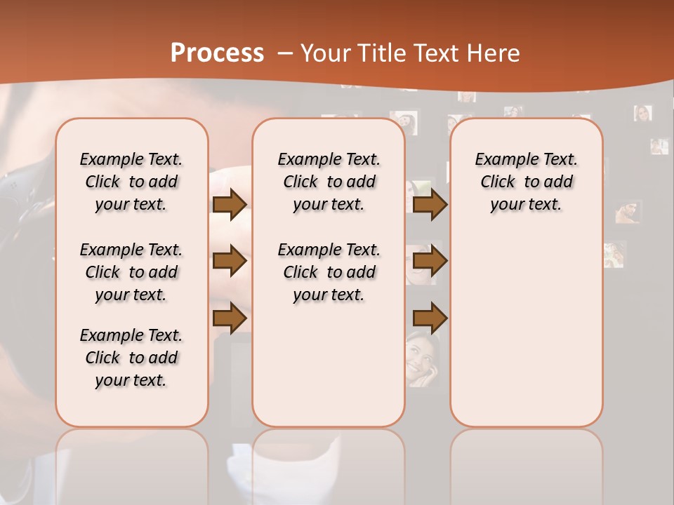 Clothespin Stick Rope PowerPoint Template