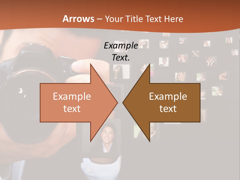 Clothespin Stick Rope PowerPoint Template