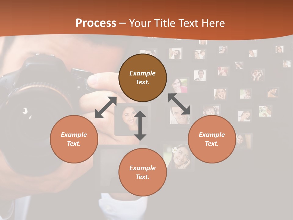 Clothespin Stick Rope PowerPoint Template