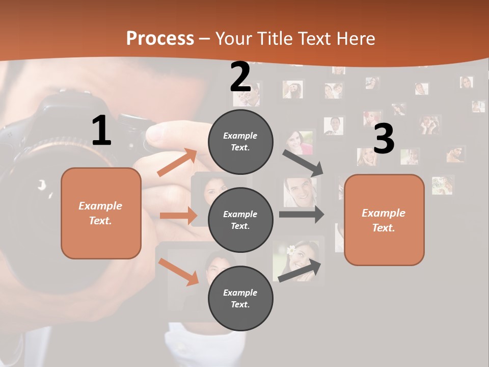 Clothespin Stick Rope PowerPoint Template