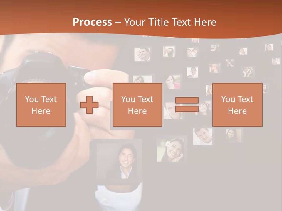Clothespin Stick Rope PowerPoint Template