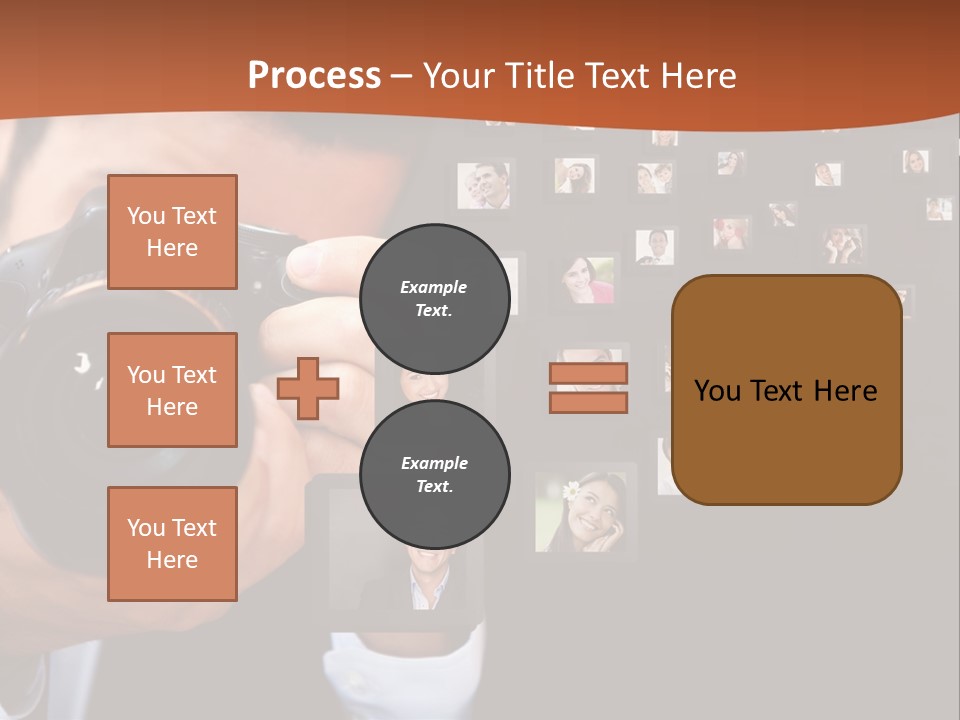 Clothespin Stick Rope PowerPoint Template