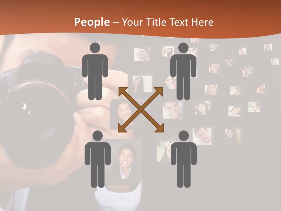 Clothespin Stick Rope PowerPoint Template