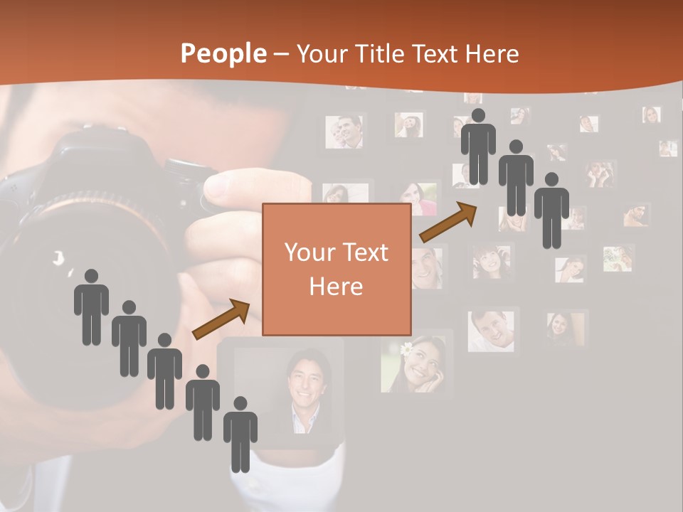 Clothespin Stick Rope PowerPoint Template