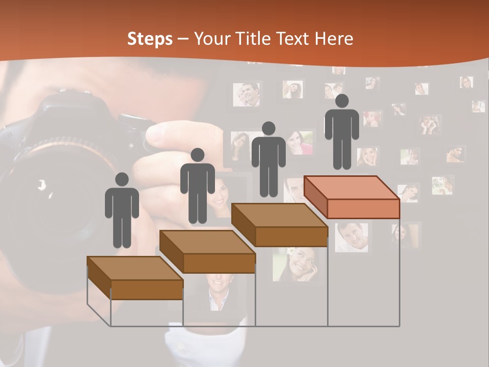 Clothespin Stick Rope PowerPoint Template