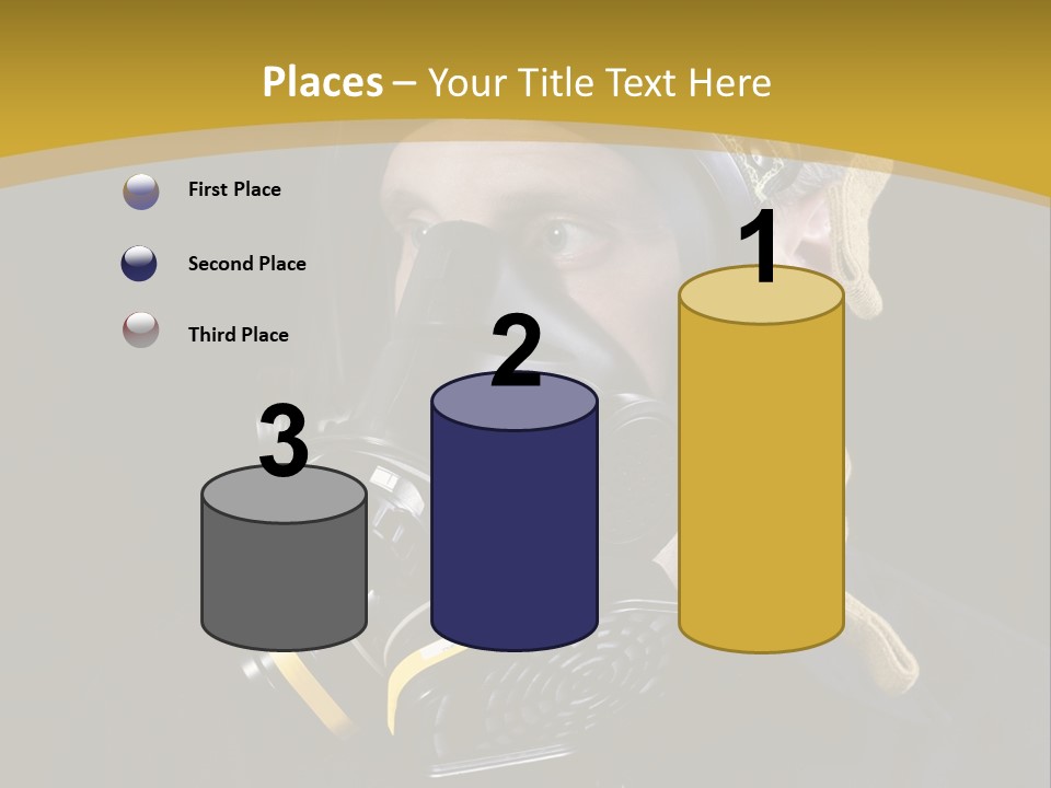 Gas Mask Respiratory Protection Personal Protective Equipment PowerPoint Template